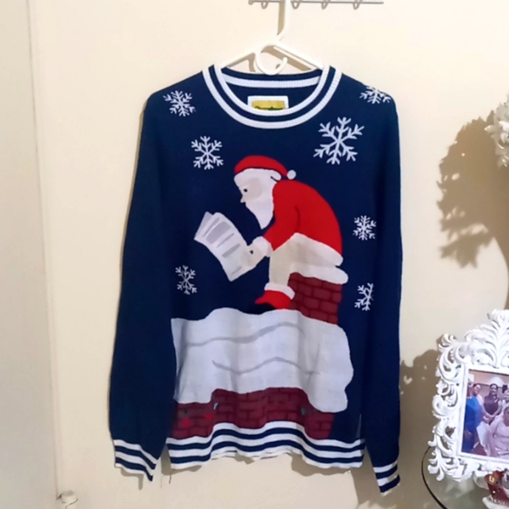 CHRISTMAS UGLY SWEATER TIPSYELVES SIZE L
